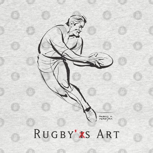 Rugby Pass Two by PPereyra by Pablo Pereyra Art